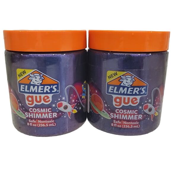 Elmers Gue Cosmic Shimmer Slime Nontoxic Slime Sensory Toys Elmers Glue Purple - Picture 1 of 4